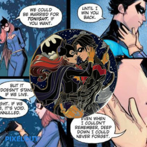 Nightwing and Batgirl Pin