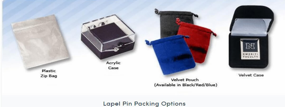 Lapel Pin Packing Options